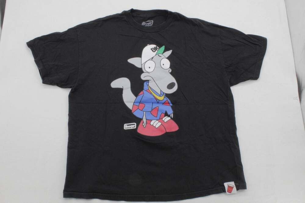 Booger Kids Grit and Grime Company Graphic T-Shirt Featuring Cartoon Dog